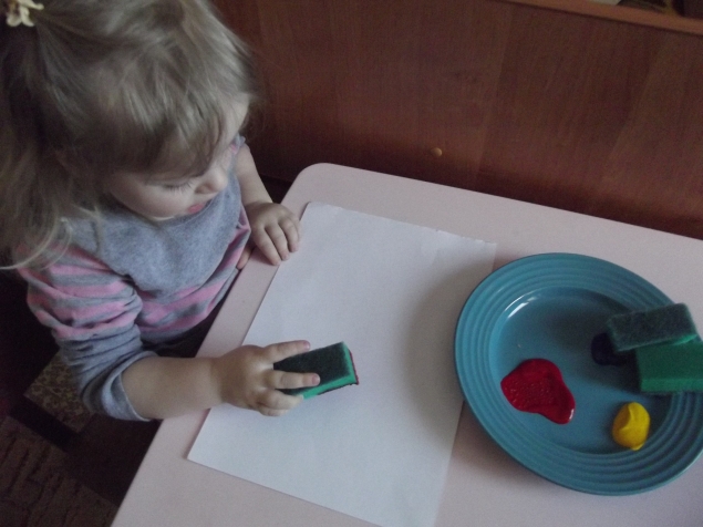 Рисуем губками .