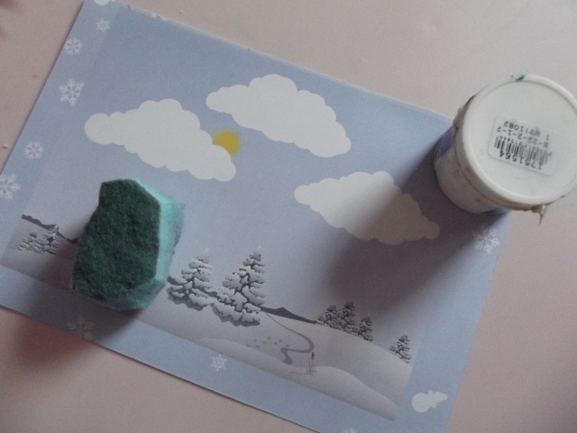 Губка в рисовании .