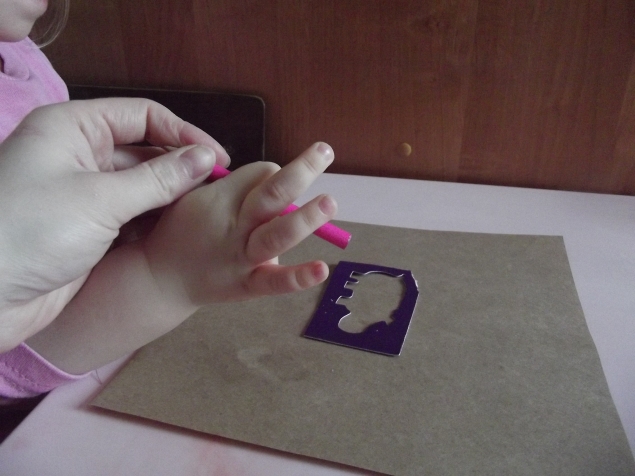 Штамп из карандаша . Штамп из карандаша .