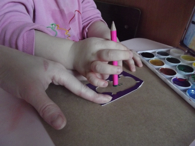 Штамп из карандаша . Штамп из карандаша .