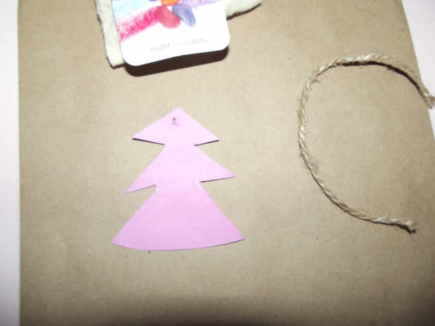 Бумажная елка .