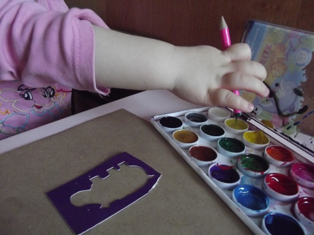 Штамп из карандаша . Штамп из карандаша .