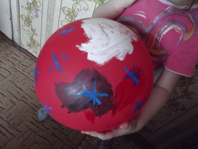 Рисуем на шарике . Рисуем на шарике .