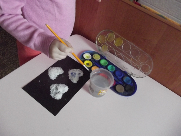 Сердечки из соли . Сердечки из соли .