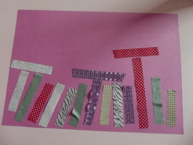 Коллаж из скотча . Коллаж из скотча .