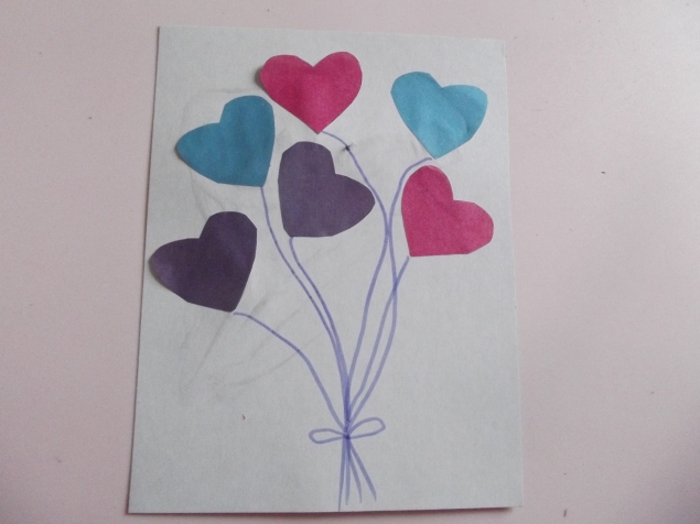 Воздушные сердечки .