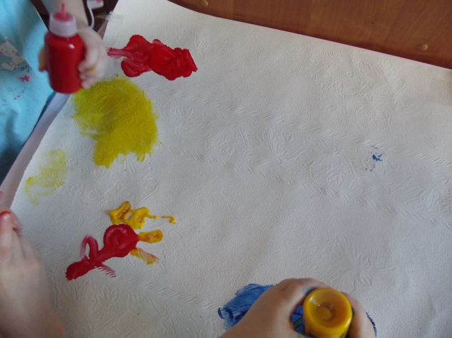 Пальчиковое рисование . Пальчиковое рисование .