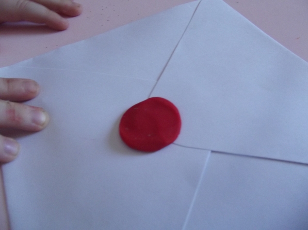 Письмо с печатью . Письмо с печатью .