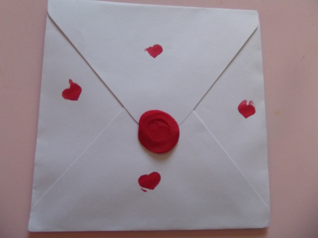 Письмо с печатью . Письмо с печатью .