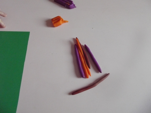 Пластилиновое дерево .