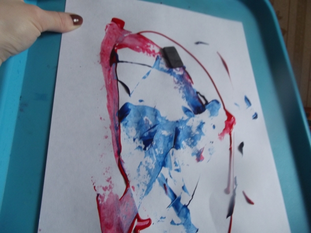 Рисование магнитами . Рисование магнитами .