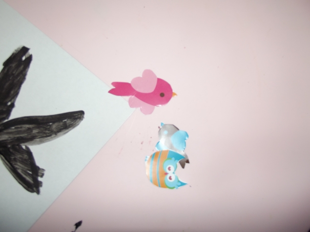 Дерево с птичками . Дерево с птичками .