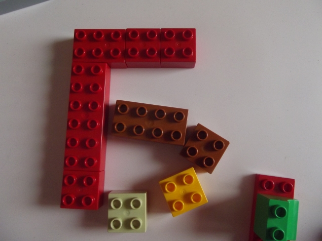 Лего - буквы . Лего - буквы .