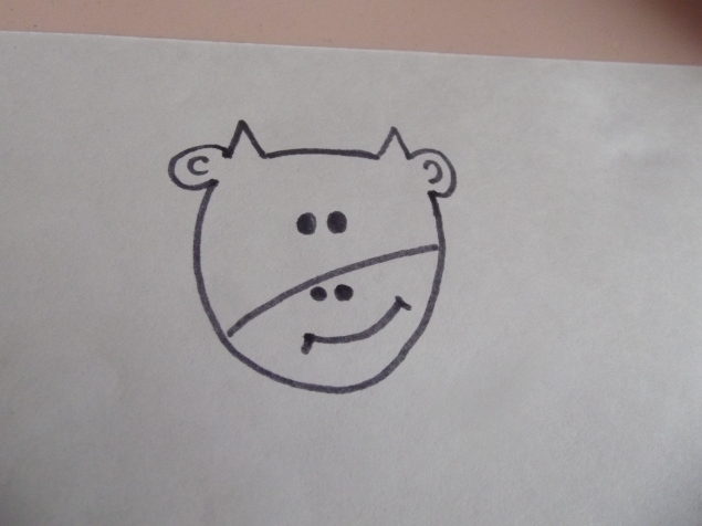 Рисуем корову . Рисуем корову .