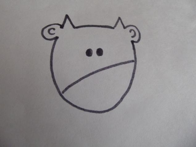 Рисуем корову . Рисуем корову .