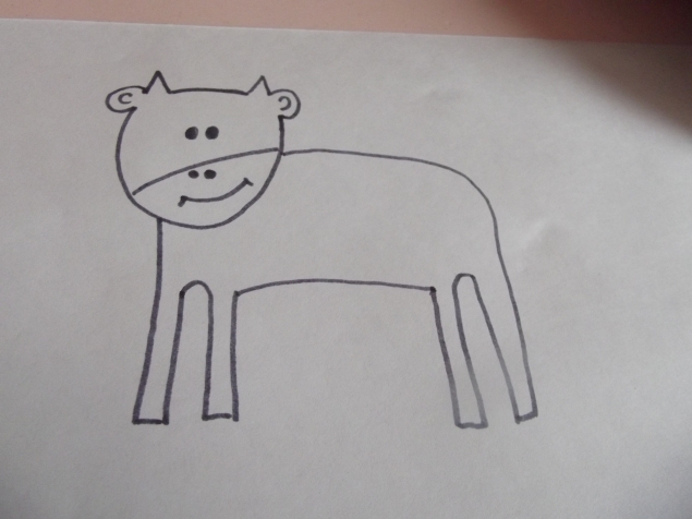 Рисуем корову .