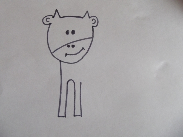 Рисуем корову . Рисуем корову .