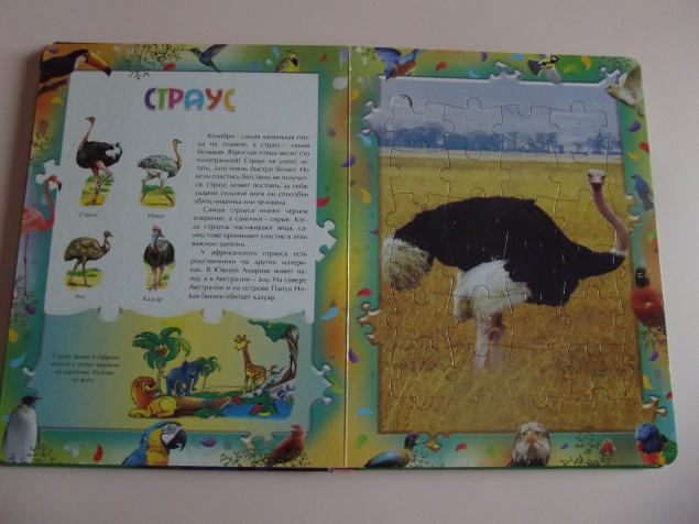 Книга - пазлы .