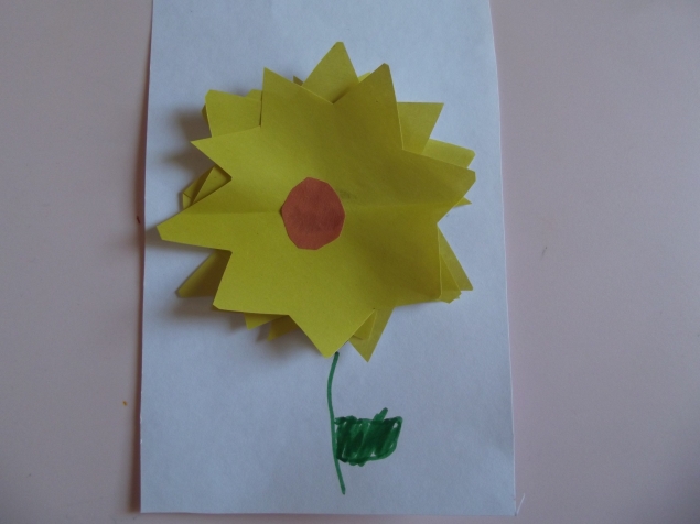 Многослойный цветок .