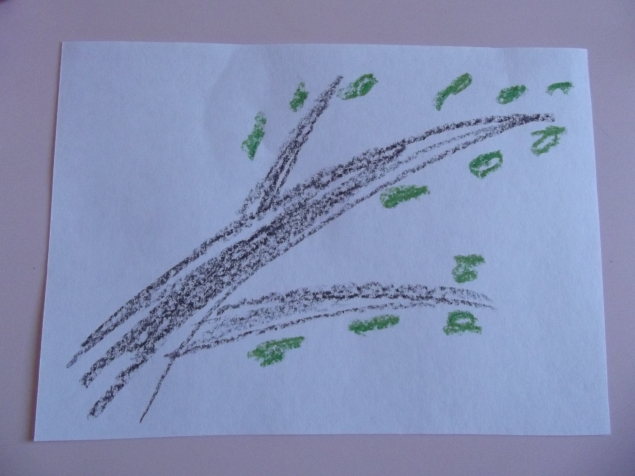 Птички на ветке . Птички на ветке .