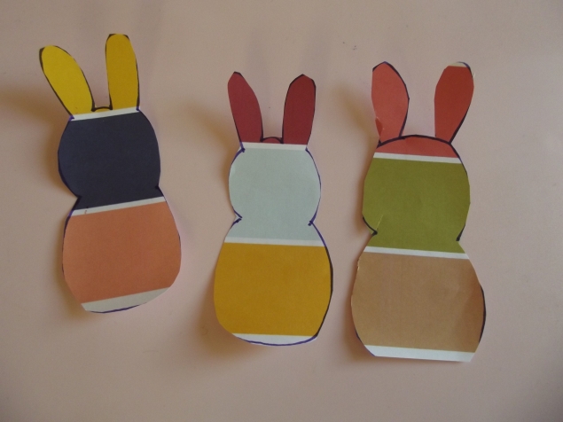 Разноцветные зайчики . Разноцветные зайчики .