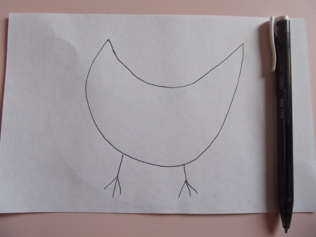 Яркая курочка .