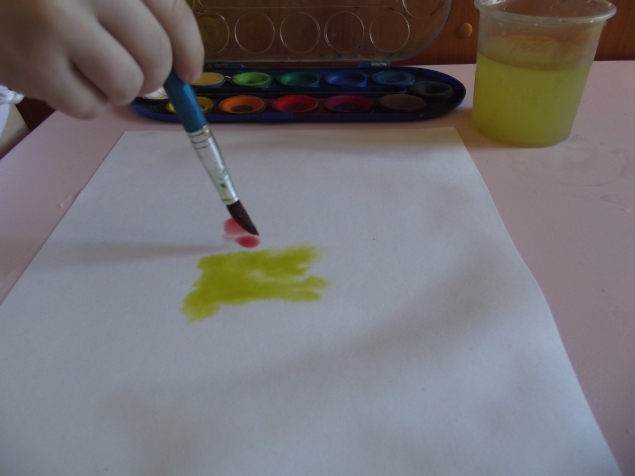 Мокрое рисование . Мокрое рисование .