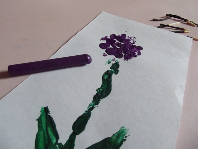 Плавленное рисование .