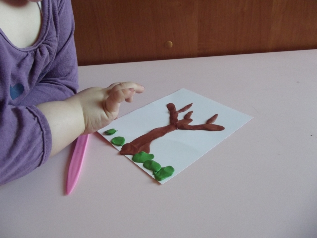 Пластилиновое дерево . Пластилиновое дерево .