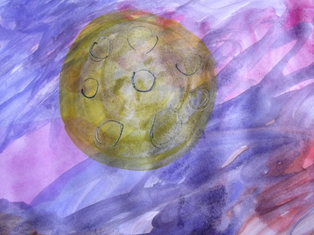 Лунная ночь . Лунная ночь .