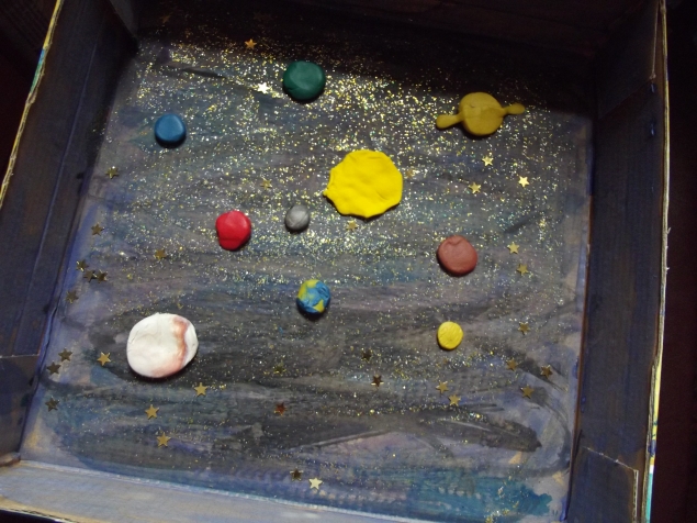 Космос в коробке .