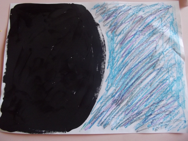 Рисуем луну . Рисуем луну .