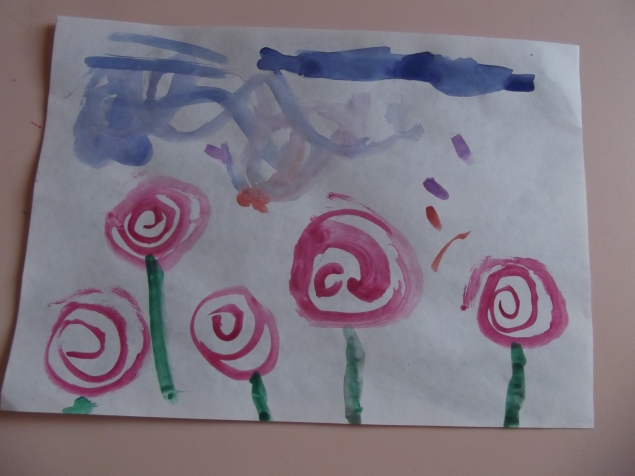 Круговые цветы . Круговые цветы .