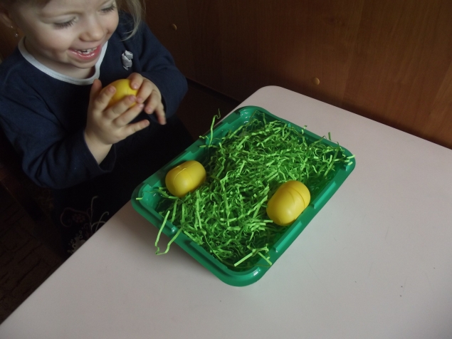 Яйца в траве . Яйца в траве .