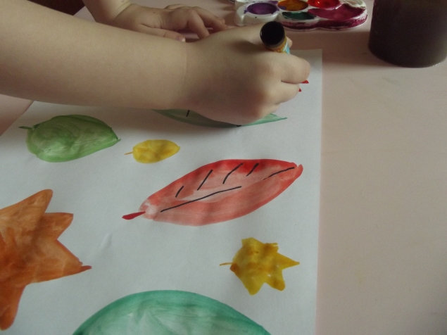 Разноцветный листопад . Разноцветный листопад .