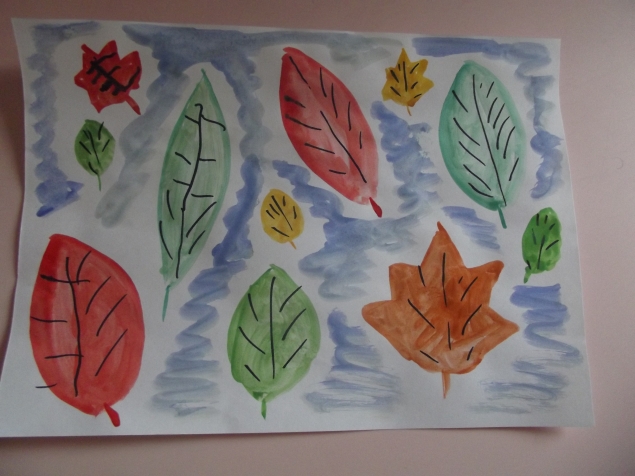 Разноцветный листопад . Разноцветный листопад .