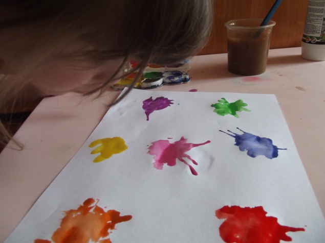 Живые кляксы .