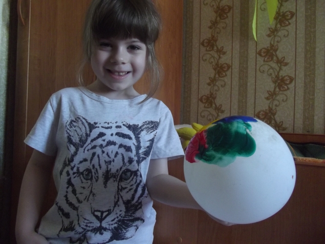 Шариковая картина . Шариковая картина .