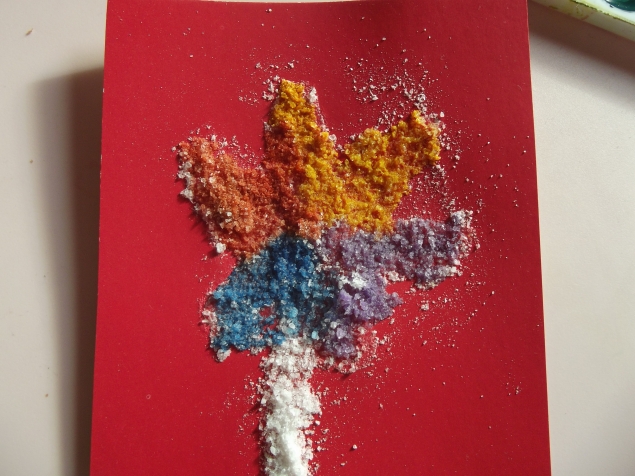 Соляной цветок .