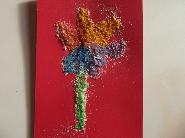 Соляной цветок .