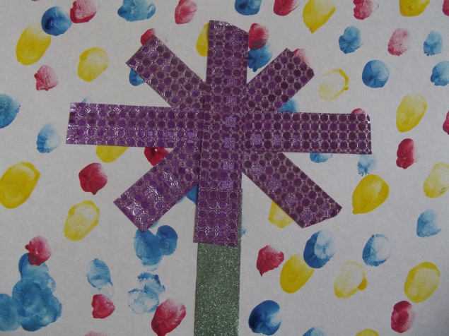 Картина пальчиками . Картина пальчиками .