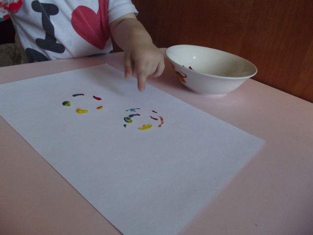 Рисование бутылкой . Рисование бутылкой .