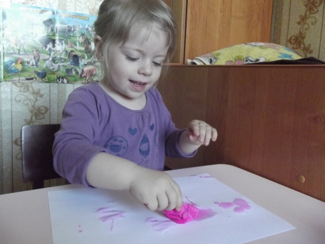 Рисуем бумагой .