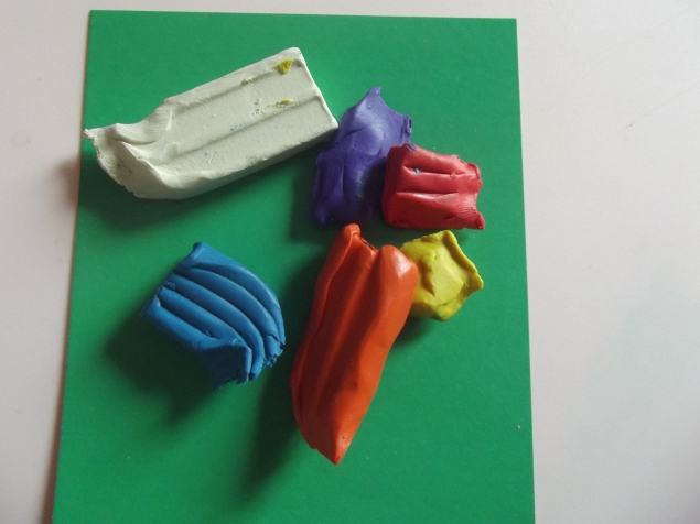 Разноцветный дождик .