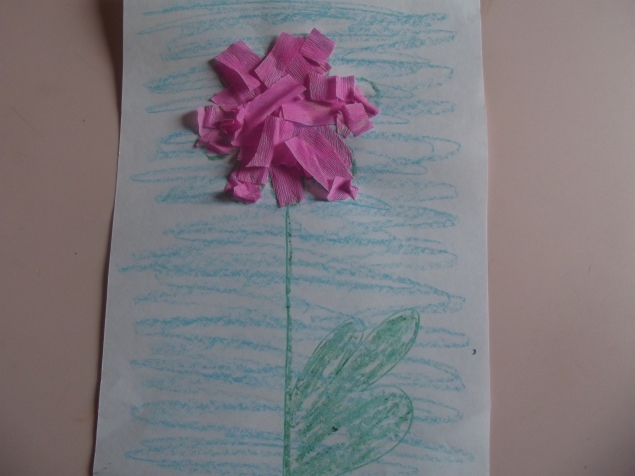 Розовый цветок . Розовый цветок .