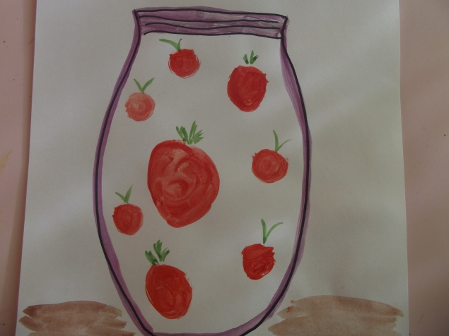 Банка с вареньем . Банка с вареньем .