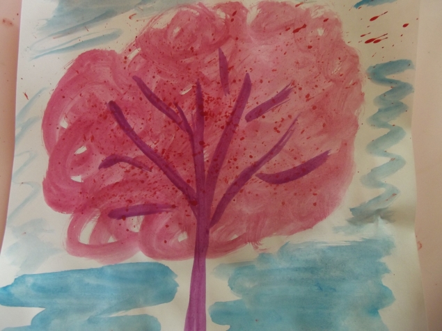 Розовое дерево . Розовое дерево .