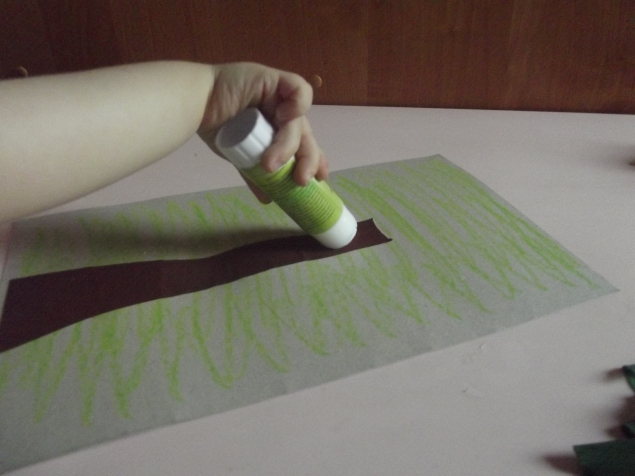 Аппликация " Пальма " .