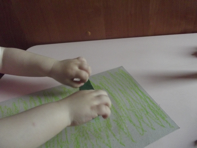 Аппликация " Пальма " .