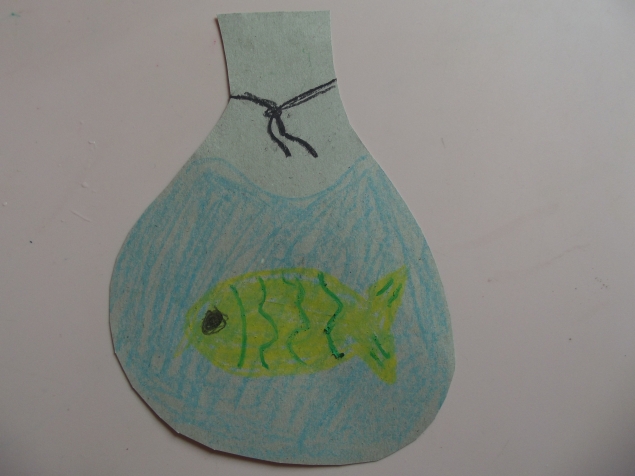 Мешок с рыбкой .